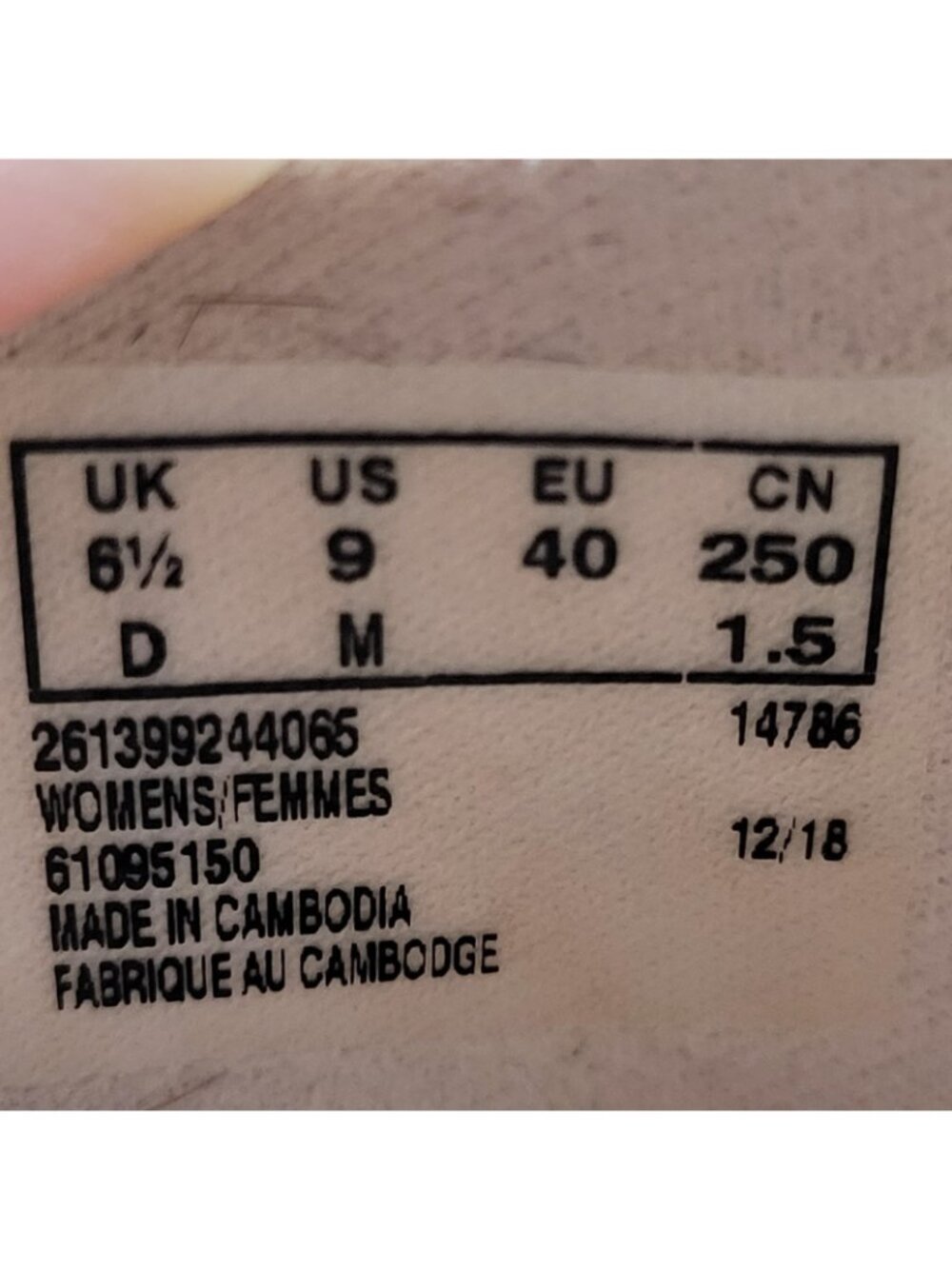 Collection By Clarks Cammy Pearl Sling Back Leather Beige Wedge Heels Sandals 9 - Picture 10 of 10
